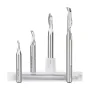 1pc 8mm Shank HSS End Mill Cutter CNC Straight Shank Milling Cutters Woodworking Tool End Mill Router Bit For Wood Cut