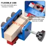 Fonson Tools X180C 3-in-1 Self-centering Doweling Jig Kits Woodworking Hole Punch Locator Drill Guide Cabinet Hardware Jig