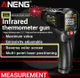 ANENG TH202 TH203 Kızılötesi Termometre Tabancası -50¡ãC ila 600¡ãC Çok Noktalı Lazer LCD Arka Aydınlatmalı Ekran Ayarlanabilir Emisivite Yüksek Doğruluk Sıcaklı