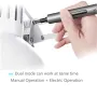 Wowstick 1F+ Elektrikli Tornavida 64'ü 1 arada Çift Modlu Kablosuz 3 LED Işıklı Lityum İyon Pil Alaşımlı Çelik Üç Açı Vida Uçları