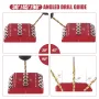30 45 90 Degree Angle Drill Guide Jig for Cable Railing Lag Screw Kit Wood Post Drilling Degree Angle and Straight Holes