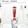 4 in 1 PH Meter PH/TDS/EC/Temperature Meter Digital Water Quality Monitor Tester for Pools Drinking Water Aquariums EZ9908