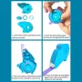 Masking Tape Applicator Machine Tape Cutter Tool Sharp Cutting Edge Ergonomic Design Blue