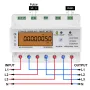 WIFI Remote Control Single Phase AC 220V 100A Energy Meter kWh Manual Switch ON/OFF Counter Consumption Electricity Wattmeter
