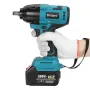 Drillpro 800nm Max. High Torque Cordless Electric Wrench With 1 or 2 Battery Brushless Wrench Tool Car Repair