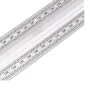 Drillpro 200/300/400mm Stainless Steel Precision Marking T Ruler Hole Positioning Measuring Ruler Woodworking Scriber Scribing Tool
