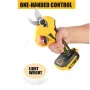 30mm Brushless Rechargeable Wireless Pruning Scissors Efficient Cutting Diameter Portable Electric Tool for Gardening Fruit Trees Potted Plants Safety Switch Quick-Release Blade