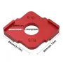 ENJOYWOOD 3PCS Aluminum Router Corner Jig Set R5-R30 6 in 1 Precision Woodworking Corner Templates Enduring and Easy to Use