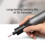 AtuMan EP2 42-in-1 5 Speeds 7.2V Electric Sanding Pen 1100mAh Battery Compact Lightweight with 43PCS Accessory Kit for Polishing Drilling Cutting