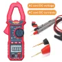 TS-18D Digital Clamp Meter True RMS 6000 Counts Multimeter Voltage Tester Auto-ranging Measures AC/DC Current Voltage Temperature Capacitance Resistance Diodes Continuity