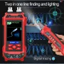 AV TOOLTOP ET636/ET638 Cable Tester and Multimeter 3.2-Inch Color Screen DCV ACV DCA ACA Resistance Capacitance Frequency Rechargeable Battery