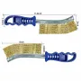 2PCS Heavy Duty Wire Brushes for Cleaning Rust Removal Carbon and Stainless Steel Bristles 11\ Long Ergonomic Plastic Handle Ideal for Paint Welding Slag Rust Removal
