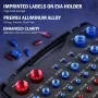 Aluminum Alloy Thread Checker Set SAE and Metric 26-Piece and 44-Piece Portable Carrying Case for Mechanics and DIY Enthusiasts
