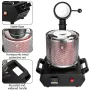 Drillpro AC110V/220V 3KG Gold Melting Furnace Digital Melting Furnace Machine Heating Capacity Casting Refining Metals Gold Silve