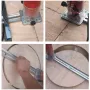 Woodworking Wood Milling Machine Router Edge Guide Trimmer Guide Positioning Cutting Board Tool