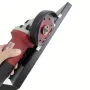 Angle Grinder 45-Degree Chamfer Cutting Tool 201 Stainless Steel Silver/Black 90x340mm Compatible with 100-Type Grinders Professional Tile Cutter