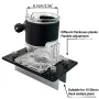 Portable Invisible Connector 2 in 1 Slotter Punch Locator Furniture Trimming Machine Slotting Milling Woodworking Tools