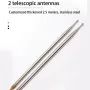 JPC-7 HF Multi-Band QRP Portable Outdoor GP Antenna 40m 20m 15m 10m Lightweight Adjustable Aluminum for Ham Radio
