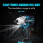 Drillpro 18V 520N.m Cordless Brushless Power Impact Drivers Electric Screwdriver Drill Stepless Speed Change Switch Adapted To 18V Battery