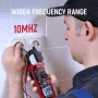KAIWEETS KC604 Digital Clamp Meter True-RMS AC/DC Voltage Current Tester NCV Detection Auto Shut-Off LCD Backlight 1.1 Inch D-Shaped Jaw