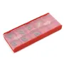 7pcs 10mm Shank Lathe Turning Tool Holder Boring Bar with 7pcs VP15TF Carbide Inserts