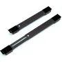 Adjustable Appliance Base with Double Row 24 Wheels 45-70cm Length 300KG Load Capacity Enhanced Mobility Sturdy Construction for Heavy Appliances in Black or Silver