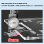 8mm Thickened Acrylic Bottom Plate with Adjustable Width Clear Visual Cutting Mini Table Saw Fit For Cutting Machine Gong Machine