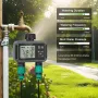 SGW07M Irrigation Timer Two Outlet Garden Automatic Watering Controller ABS UV Resistant IP55 FCC CE ROHS
