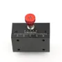 Dove Tail Displacement Platform 40mm Travel Range CNC Aluminum Alloy 0.01mm Precision Brass Rack and Pinion Control