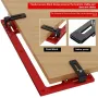 BOHAN Invisible Embedded Handle Slotting Template For Wardrobe Cabinet Door No Handle Needed Slot Positioning Tool