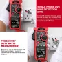 HABOTEST デジタルクランプメーター マルチメーター 高精度 DC 電圧および AC 電流測定ツール バックライト付き 懐中電灯 自動電源オフ 多用途