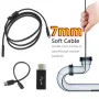 5mm 7mm Mobile Probe Borescope Camera Inspection Endoscopic For Android Smartphone Cars Endoscope Camera USB Type C