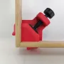 Lot de 4 pinces auxiliaires de serrage à 90 degrés en forme de T pour le travail du bois, pinces réglables de 26 mm, maintien double face, force de préhension élevée de 22 mm, fente profonde de 250 N, serrage rapide et facile pour l'assemblage de cadres e