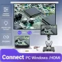 Mustool DM12 10.1'' HDMI Digital Microscope 2000X Coin Microscope with IPS Screen 20MP Soldering Microscope with 8LEDs