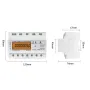 WIFI Remote Control Single Phase AC 220V 100A Energy Meter kWh Manual Switch ON/OFF Counter Consumption Electricity Wattmeter