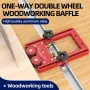 ENJOYWOOD 160mm Extended Stock Guide with One-Way Wheel and Safety Auxiliary Tool Versatile for Table Saw Band Saw Circular Saw Woodworking Equipment Tool