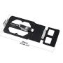 FONSON TOOLS Track Saw Square Right Angle Guide Circular Saw Guide Rail Angle Stop Compatible with Makita and Festool Guide Rail