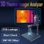 AV TOOLTOP T200 3D 256*192 Analizator obrazu termowizyjnego w podczerwieni Obrazowanie wysokiej rozdzielczości Alarm wysokiej temperatury Szybkie wykrywanie wycieków w celu kompleksowej analizy błędów
