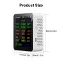 12-in-1 Air Quality Monitor Compact Portable Carbon Dioxide Detector with Real-Time Data CO2 HCHO TVOC PM2.5 PM10 CO Temperature Humidity Meter USB Charging WiFi Enabled for Home and Office Use