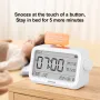 Atuman MT2 3in1 Multifunctional Hygrometer Alarm Clock Timer -9.9°C~60°C LCD Display Temperature Humidity Monitor Accurate Environmental Monitoring