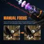 CIGMAN CNV01 4K Night Vision Binoculars 600M Range 3.99\ HD Display 5x Digital Zoom Infrared Spotlight 512GB Expandable Memory Rechargeable Battery