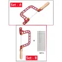 Woodworking Hand Saw Coping Saw Aluminum Alloy Frame Wooden Handle 337mm with Diamond Wire Versatile Cutting for Ceramics Glass Wood and Metal