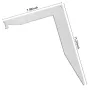 5PCS Stainless Steel Multi-Functional Pry Bar Tool Ergonomic Handle Waterproof Design Nail Puller Bottle Opener Portable Emergency Tool for Firefighters Police EMS