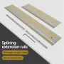 XIUYI Circular Saw Guide Rail Parallel Rail Guide 300mm 400mm 600mm 800mm 1400mm Extension Rail Universal for Makita Festool and Other Brand Circular Saws