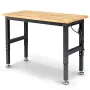 ENJOYWOOD 48 inch Worktable Workbench with Power Outlet 2000 lbs Load Capacity Garage Table Desk Adjustable Height Work Bench for Garage/Wood Shop/Office/Home