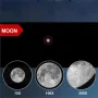10-300x Zoom Mini Extendable HD Portable Monocular Telescope Manual Focus Long Range High Definition For Hunting Outdoor Adventure Micro-light Night Vision