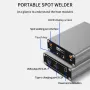 Portable Spot Welder Adjustable 30 Gears OLED Screen 5000mAh Lipo Battery 650A Welding Output for 0.15mm Nickel Strips Type-C Charging