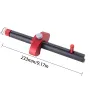 Wheel Marking Gauge Aluminum Alloy Scribe Tool Parallel Line Drawing Mortise Scribing for Woodworking Projects