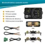 JUNCTEK Monitor de Bateria Bluetooth KL-F DC 0-120V 0-600A Testador de Bateria Tensão Corrente VA Medidor de Bateria Coulomb Medidor Indicador de Capacidade