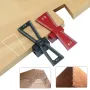 1:5/1:8 Aluminum Alloy Dovetail Joint Hinge Gauge Marking Template Woodworking Tool High Strength Wear-Resistant